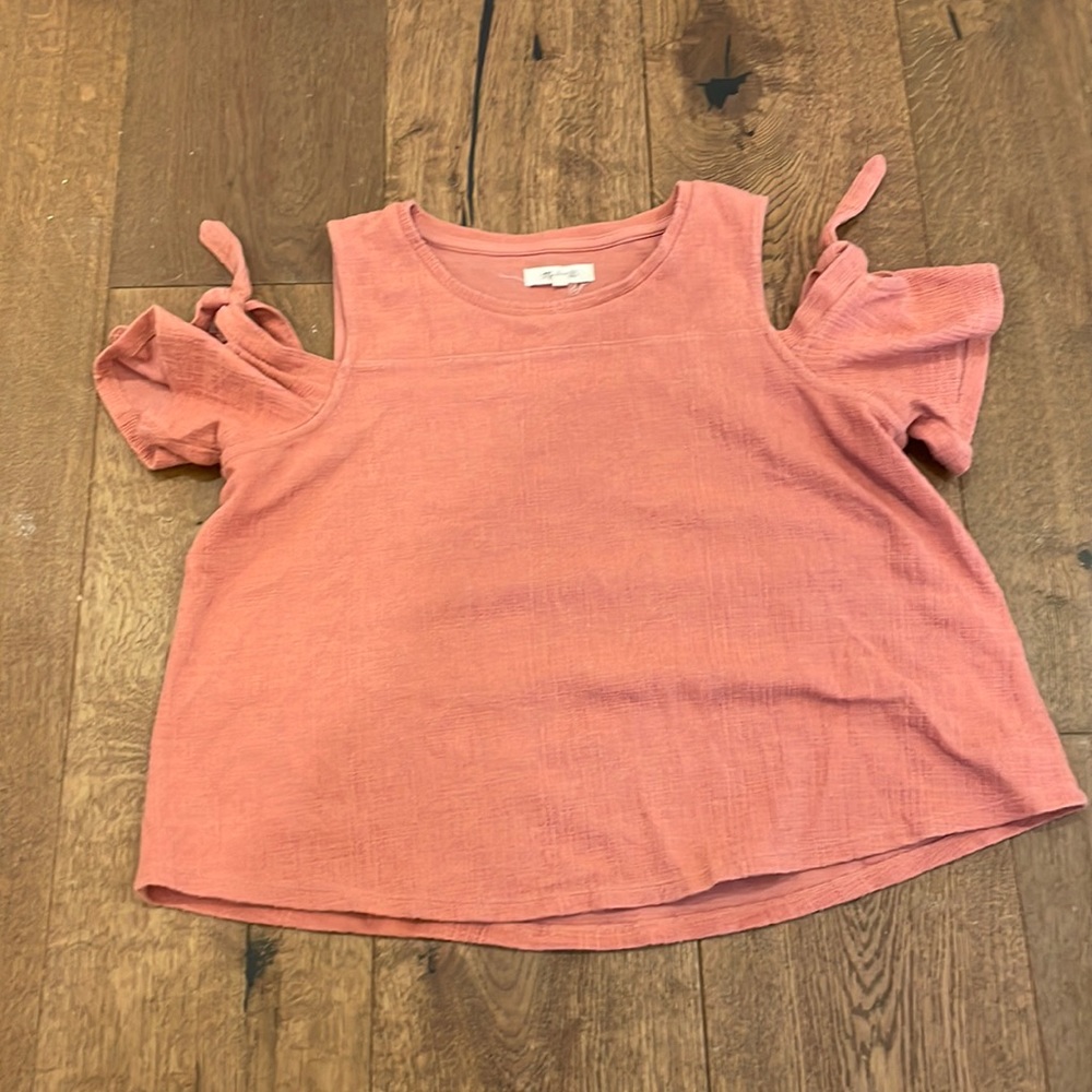 Madewell off the shoulder summer blouse